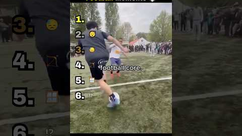 Ranking Best Football Moments ⚽🥅 #shorts #sports