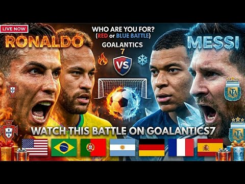 Ronaldo vs Messi, Neymar vs Mbappe Soccer/Football Battle: Ultimate H2H Clash ⚽🇺🇸🇧🇷🇦🇷🇫🇷🇩🇪