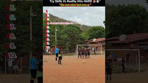 Try Skills Vs Reality Hits HARD 🤣💀 #football #soccer #footballskills #funnymoments #footballfunny