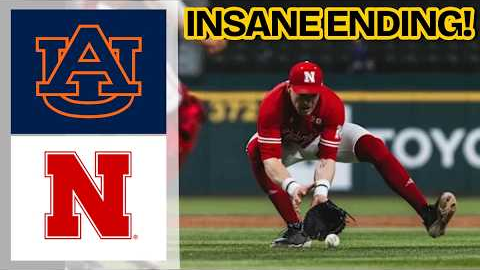 Nebraska vs #7 Auburn Baseball Highlights | CRAZY Extra Innings Finish | College Baseball 2026