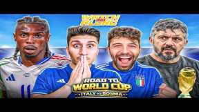 ITALY vs BOSNIA LIVE Watchalong | 1 Game for the World Cup!