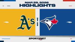 MLB Highlights | Athletics vs. Blue Jays - March 29, 2026
