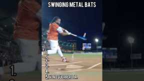 Top 5 MLB PLAYERS SWINGING METAL BATS!