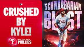 Kyle Schwarber CRUSHES his first homer of 2026!💥(Two-run homer for the Phillies!)