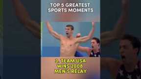 Top 5 Greatest Sports Moments of All Time 🙌🏻 #sports #sportstalk #worldseries #olympics #moments