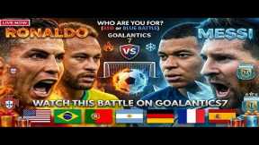 Ronaldo vs Messi, Neymar vs Mbappe Soccer/Football Battle: Ultimate H2H Clash ⚽🇺🇸🇧🇷🇦🇷🇫🇷🇩🇪
