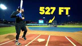 Trying to Break the Longest Home Run Ever Measured (527 FT)