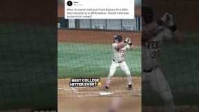 Smoothest Swing Ever… 🤩 #baseball #homerun #d1