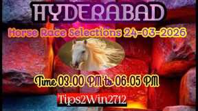 HYDERABAD 🐎 RACE 24-03-2026 | TIPS WITH ANALYSIS | FREE HORSE RACE TIPS | #hyderabadracetips