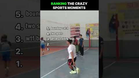 Ranking the crazy sports moments #shorts #ranking