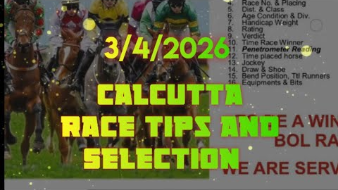Calcutta Race Tips and Selection || The Punter's Delight Handicap 