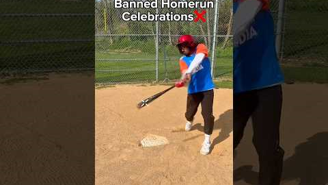 Banned Homerun Celebrations #mlb #baseball #shorts