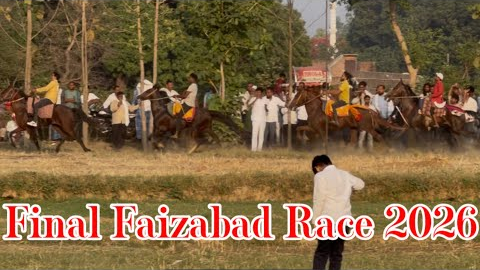 Final Faizabad horse Race 2026🚩Organised by Haji Sarfaraz khan Raunahi @HorseMan_07 