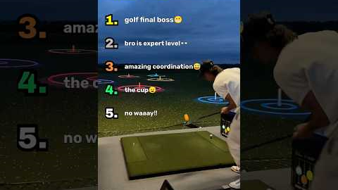 Ranking Golf Trick Shot Moments😱 #shorts #golf #trickshots