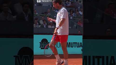 When You Try To Underarm Serve The World No.1... 😐