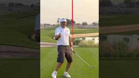 Almost Hole in One! Hit the Flag ⛳😳”Golf