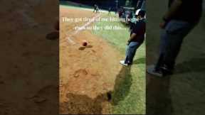 Well at least you stopped me from hitting my 3rd homerun