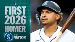 Josh Naylor deposits his first home run of 2026! (3-run blast for the Mariners) 🔱 | MLB Highlights