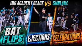 Bat Flips, Bombs & EJECTIONS?! This IMG vs Sunlake Game Had Everything #baseball