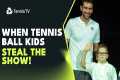 When Tennis Ball Kids Steal The Show! 