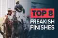 Wildest Horse Race Finishes! | Top 8, 