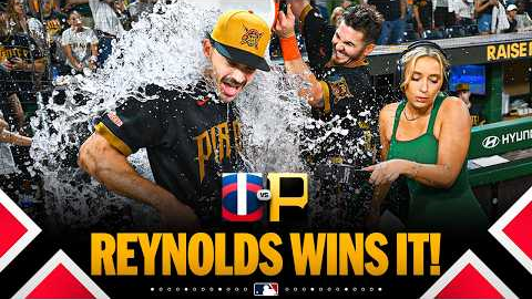 Bryan Reynolds with a walk-off homer on Friday Night Baseball for the Pirates! 🏴‍☠️ | MLB Highlights