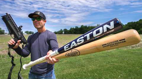 Can a Baseball Bat STOP a Bullet???
