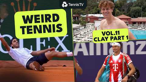 Marriage Proposals, Sinner Pool Dive & Clay Falls 🤣 | Weird Tennis Vol. 11 Clay SZN Part 1