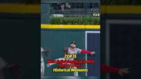 Top 15 Most Satisfying Plays in MLB History  Part 1 #mlb #baseball #viral #sports