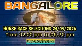 BANGALORE 🐎 RACE 24-05-2026 | TIPS WITH ANALYSIS | FREE HORSE RACE TIPS | #bangaloreracetips