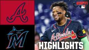 Atlanta Braves vs. Miami Marlins | Full Game Highlights | ESPN MLB