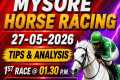 MYSORE HORSE RACES TIPS 27-05-2026