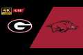 Arkansas vs Georgia LIVE 4K |