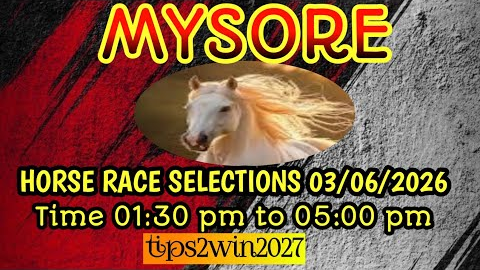 MYSORE 🐎 RACE 03-06-2026 | TIPS WITH ANALYSIS | FREE HORSE RACE TIPS | #mysoreracetips