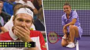 Tennis Players Losing It 😂 | Funniest Moments from Tie Break Tens 2026