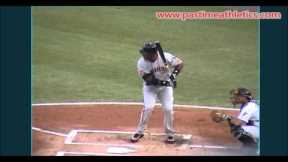 Barry Bonds Slow Motion Baseball Swing - Hitting Mechanics Instruction San Francisco