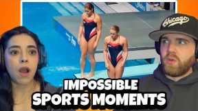 20 IMPOSSIBLE MOMENTS IN SPORTS HISTORY | SOME OF THE MOST CLUTCH PLAYS W'EVE EVER SEEN! (Reaction)
