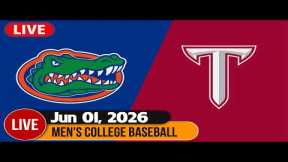 Florida vs Troy LIVE 06/01/2026 | Men's College Baseball 2026 | NCAA Baseball Championship Live