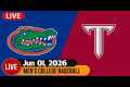 Florida vs Troy LIVE 06/01/2026 |